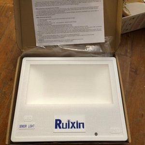 Ruixin 50W Motion Sensor LED Glass Grey Flood Light
